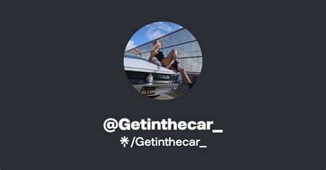 @getinthecar_ onlyfans|@getinthecar